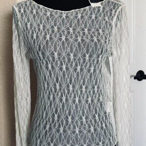 Abercrombie white lace top